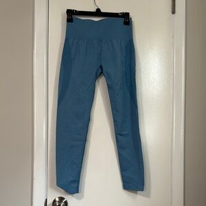 NVGTN Blue Form-Fitting Leggings